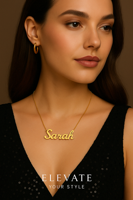 Gold Plated Name Necklace