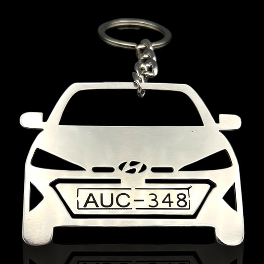 Personalised Car Keychain | Name & Number Personalised