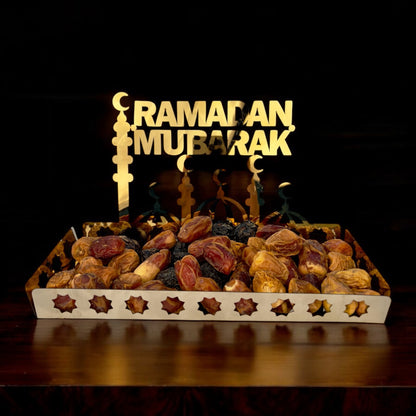 RAMADAN MUBARAK Dates Tray (Large)